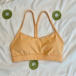 lululemon | Flow Y Nulu Bra *Light Support, A-C Cups, Summer Glow, Size 4